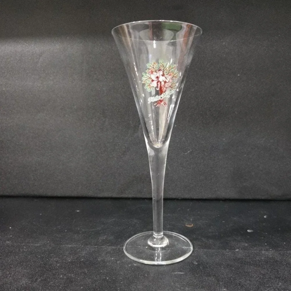 Pêcher Mignon‎ Fluted Cocktail Glass, Vintage Mid-Century Stemware, Barware